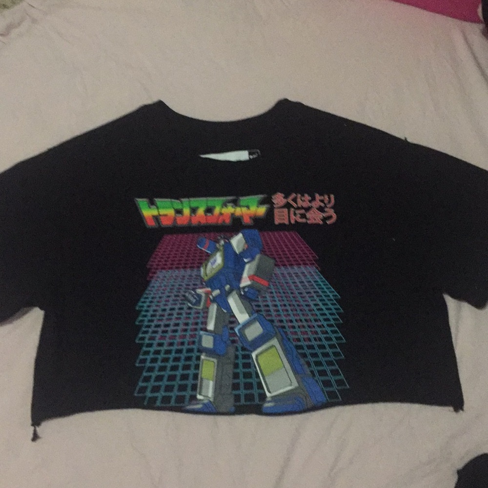 Transformers crop top
